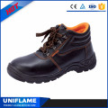 Zapatos de seguridad de cuero para hombres, botas de trabajo Ufa011